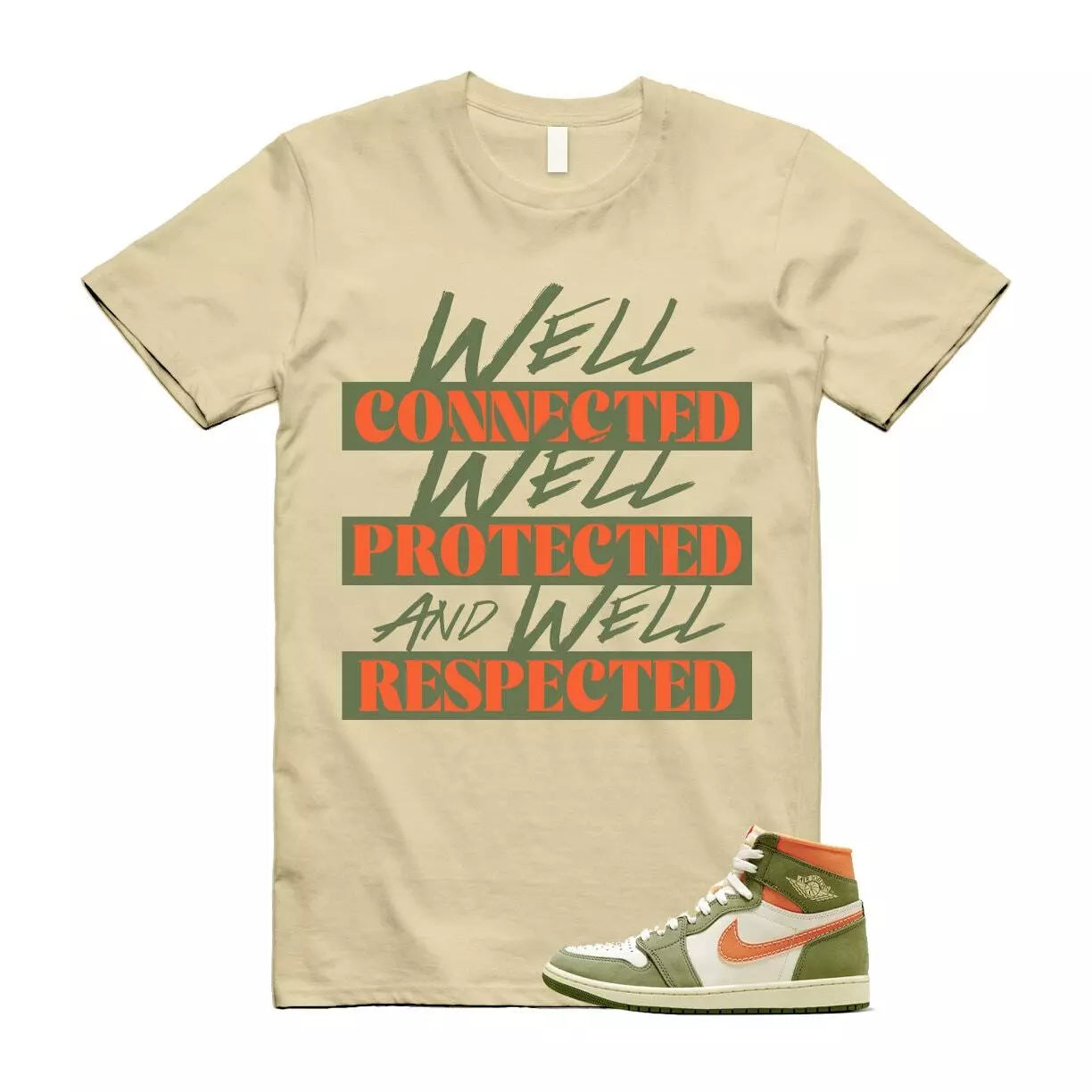 Craft Celadon 1 Sky J Olive Bright Mandarin Coconut Milk T Shirt Match WELL T-Shirt, Sneaker Match Tee