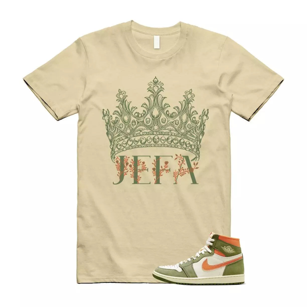 Craft Celadon 1 Sky J Olive Bright Mandarin Coconut Milk T Shirt Match JEFA T-Shirt, Sneaker Match Tee