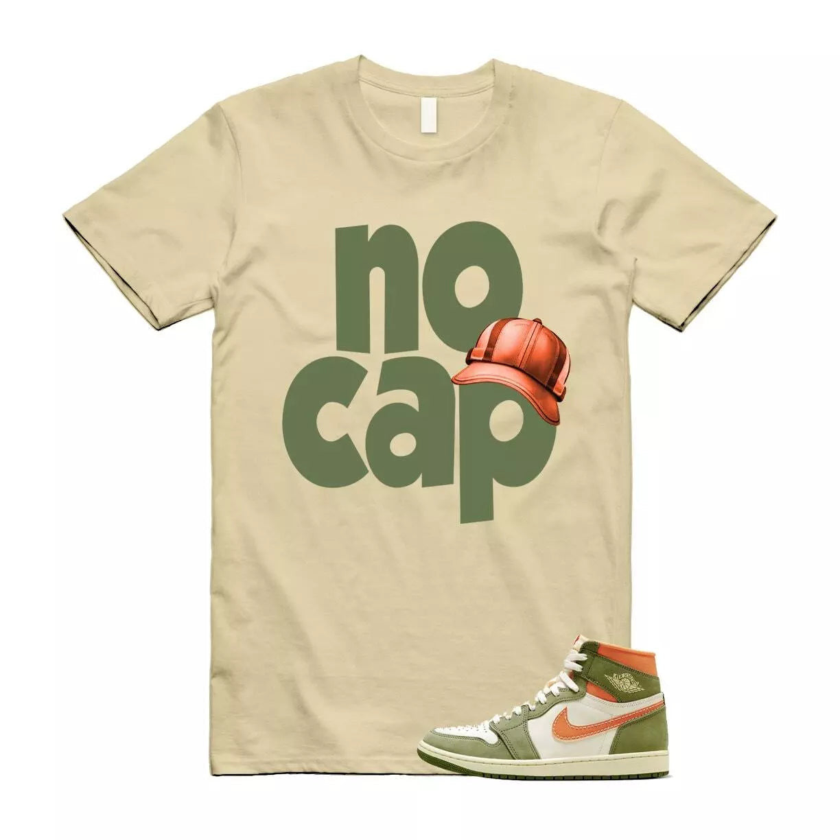 Craft Celadon 1 Sky J Olive Bright Mandarin Coconut Milk T Shirt Match NO CAP T-Shirt, Sneaker Match Tee