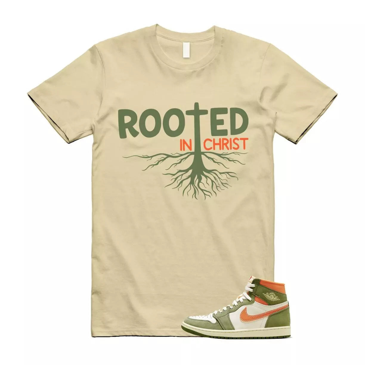 Craft Celadon 1 Sky J Olive Bright Mandarin Coconut Milk T Shirt Match ROOTED T-Shirt, Sneaker Match Tee