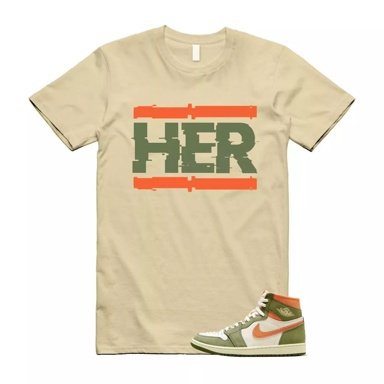 Craft Celadon 1 Sky J Light Olive Bright Mandarin Coconut Milk T Shirt Match HER T-Shirt, Sneaker Match Tee