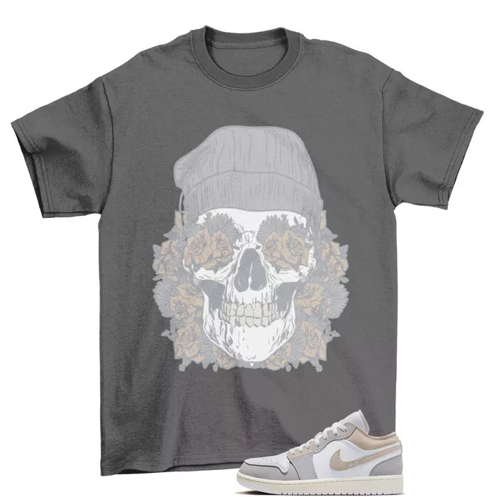 Deadstock Tech Grey Shirt to Match Jordan 1 Low SE Craft Tech Grey DN1635-002 T-Shirt, Sneaker Match Tee