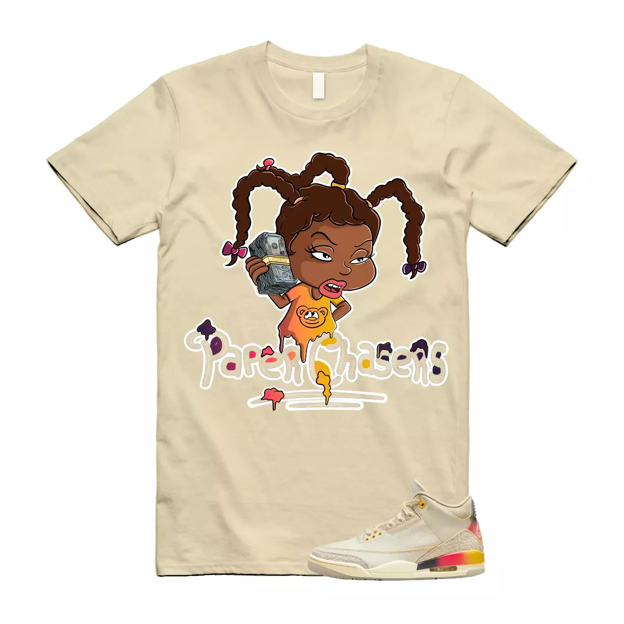 Balvin 3 Medellin Sunset Gradient Multicolor Retro SP T Shirt Match PC T-Shirt, Sneaker Match Tee
