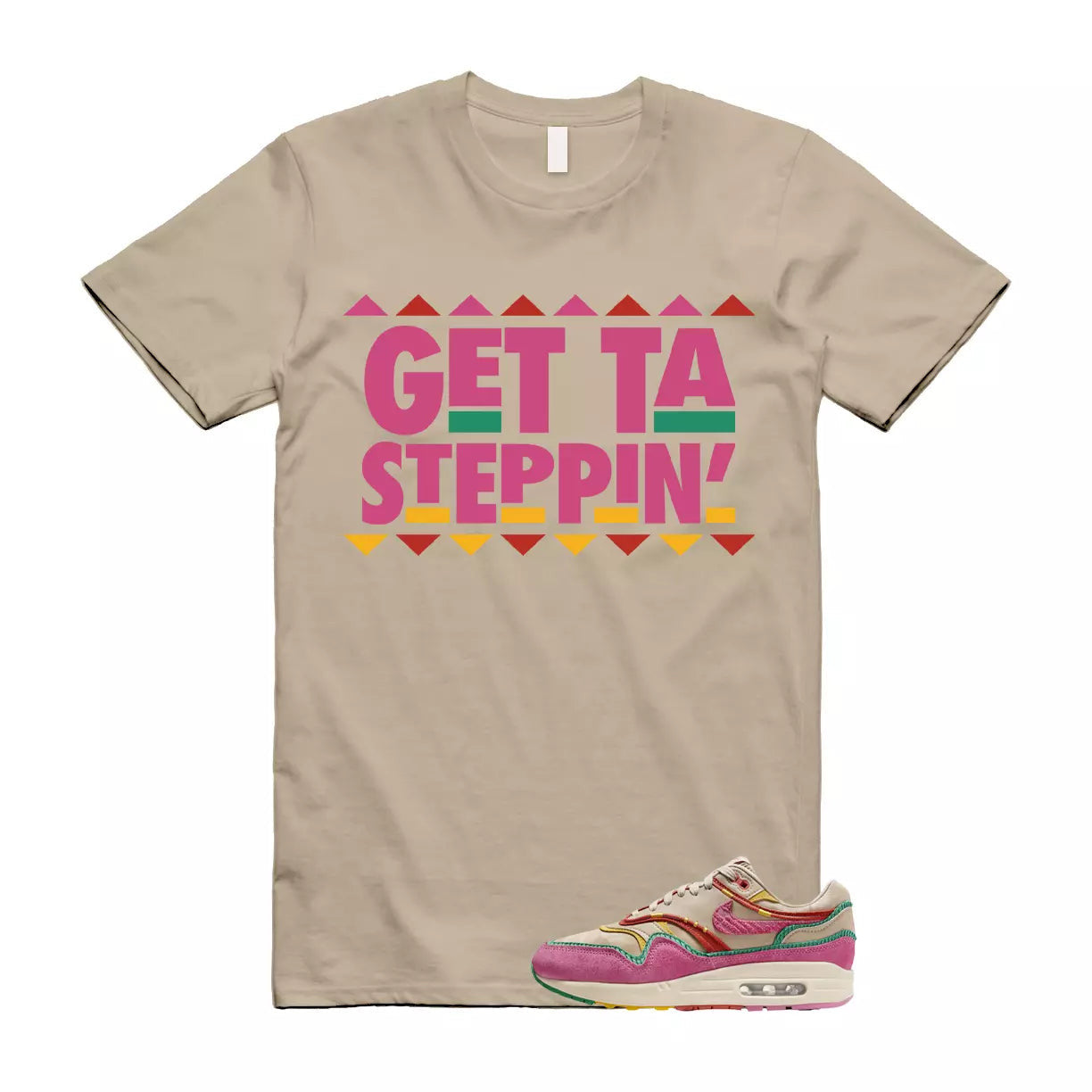 Air Max Familia 1 Hemp Pinksicle Sanddrift T Shirt Match GET T-Shirt, Sneaker Match Tee