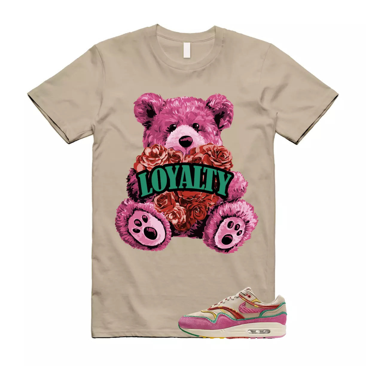 Air Max Familia 1 Hemp Pinksicle Sanddrift T Shirt Match LYLTY T-Shirt, Sneaker Match Tee
