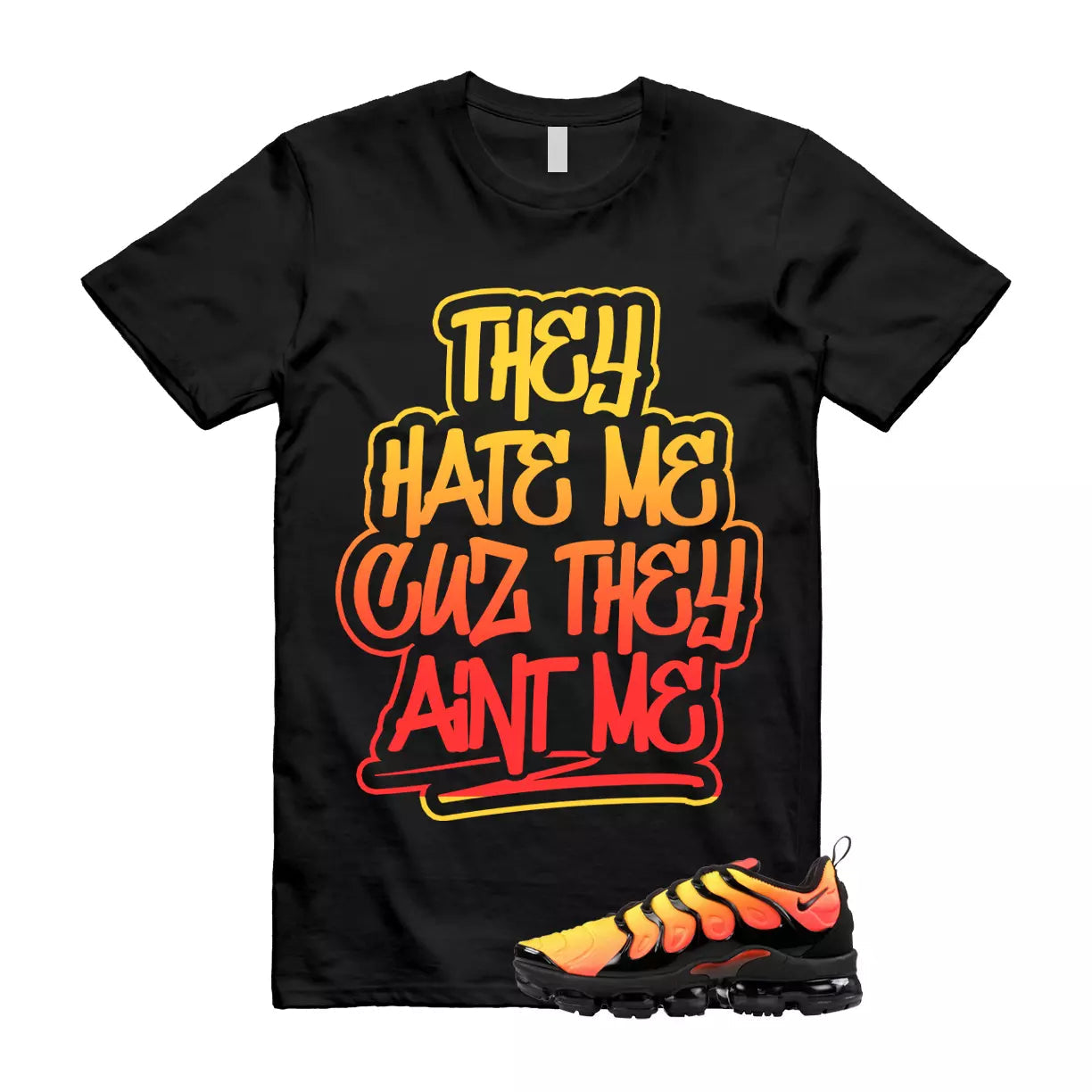 VaporMax Crimson Total Orange Plus Black T Shirt Match AINT ME T-Shirt, Sneaker Match Tee