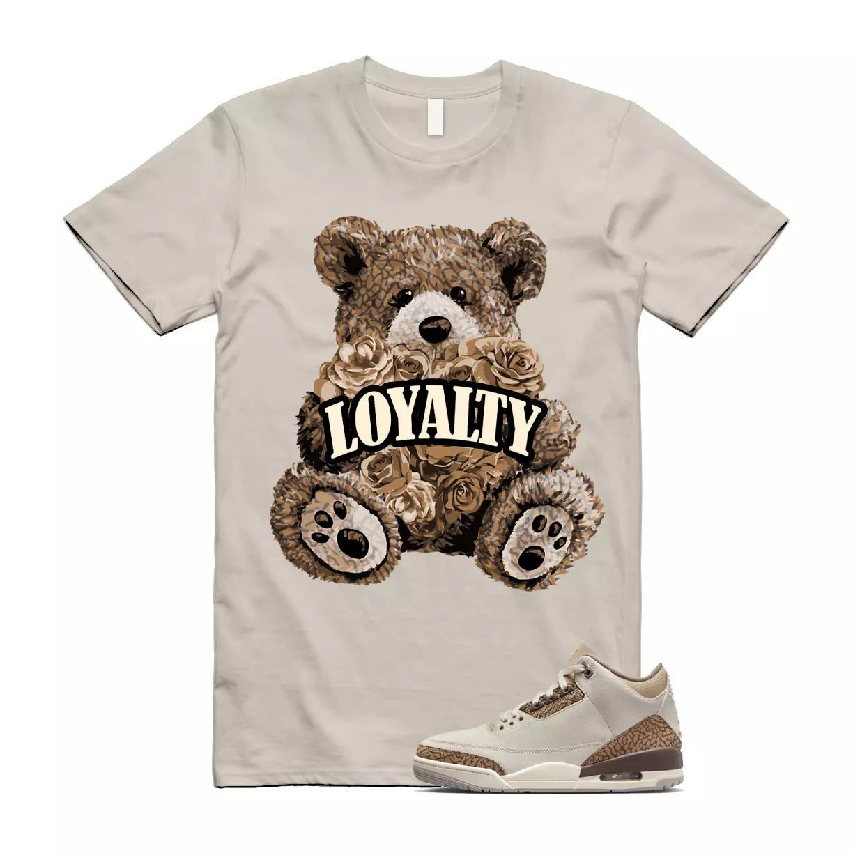 Palomino 3 Light Orewood Brown Metallic Gold British Tan T Shirt Match LYLTY T-Shirt, Sneaker Match Tee