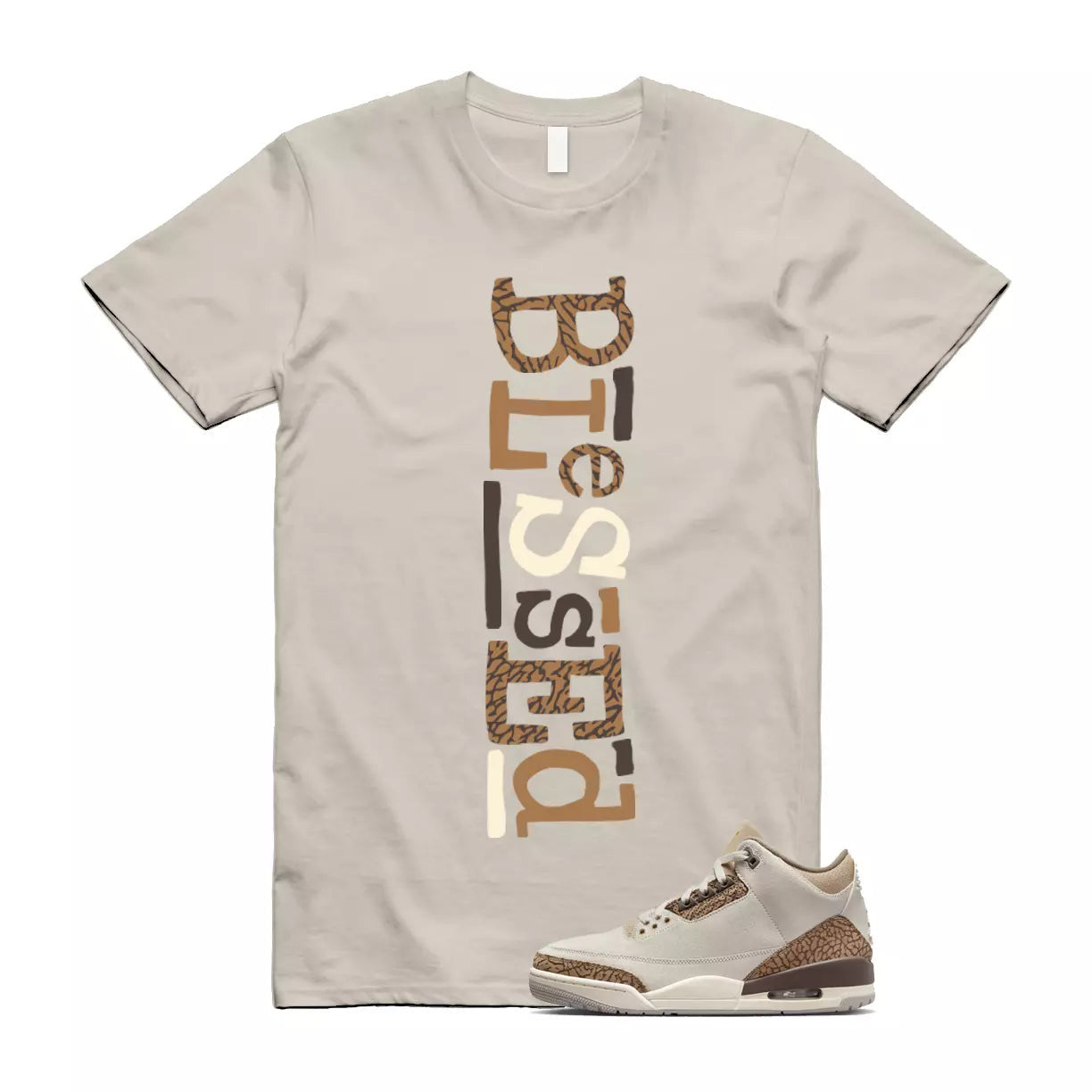 Palomino 3 Light Orewood Brown Metallic Gold British Tan T Shirt Match B2 T-Shirt, Sneaker Match Tee