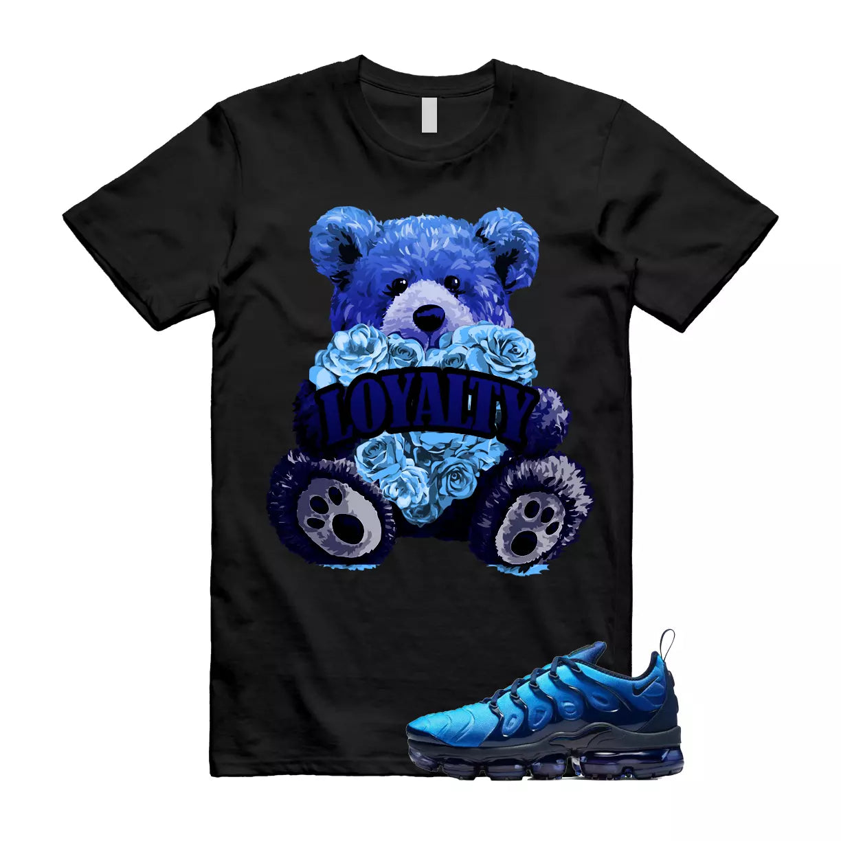LYLTY T Shirt to match N Air VaporMax Obsidian Plus Photo Blue Hybrid T-Shirt, Sneaker Match Tee