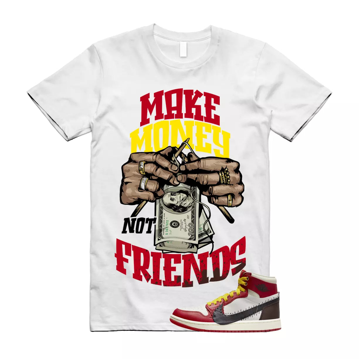 MM T Shirt to match 1 High Zoom Air CMFT 2 Teyana Taylor Rose Harlem WMNS T-Shirt, Sneaker Match Tee