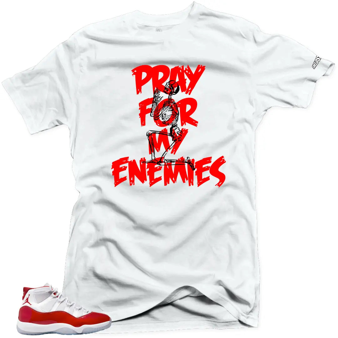 Shirt To Match Jordan 11 Cherry Varsity Red - Enemies Air Sneaker Tees T-Shirt, Sneaker Match Tee