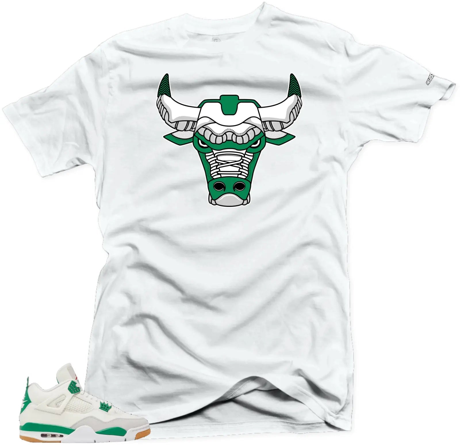 Shirt To Match Jordan 4 Pine Green Bull Unisex Match Sneaker tee T-Shirt, Sneaker Match Tee