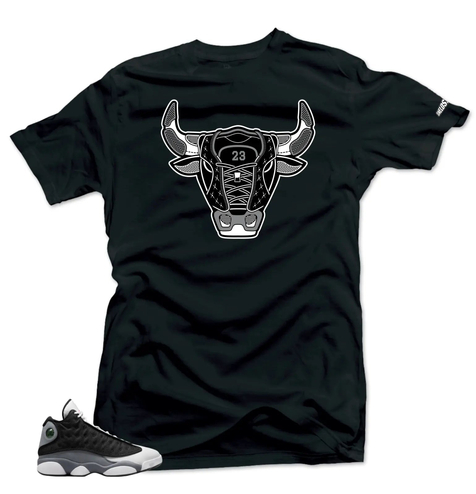 Shirt To Match Jordan 13 Retro Black Flint Bull 13 Sneaker tee T-Shirt, Sneaker Match Tee