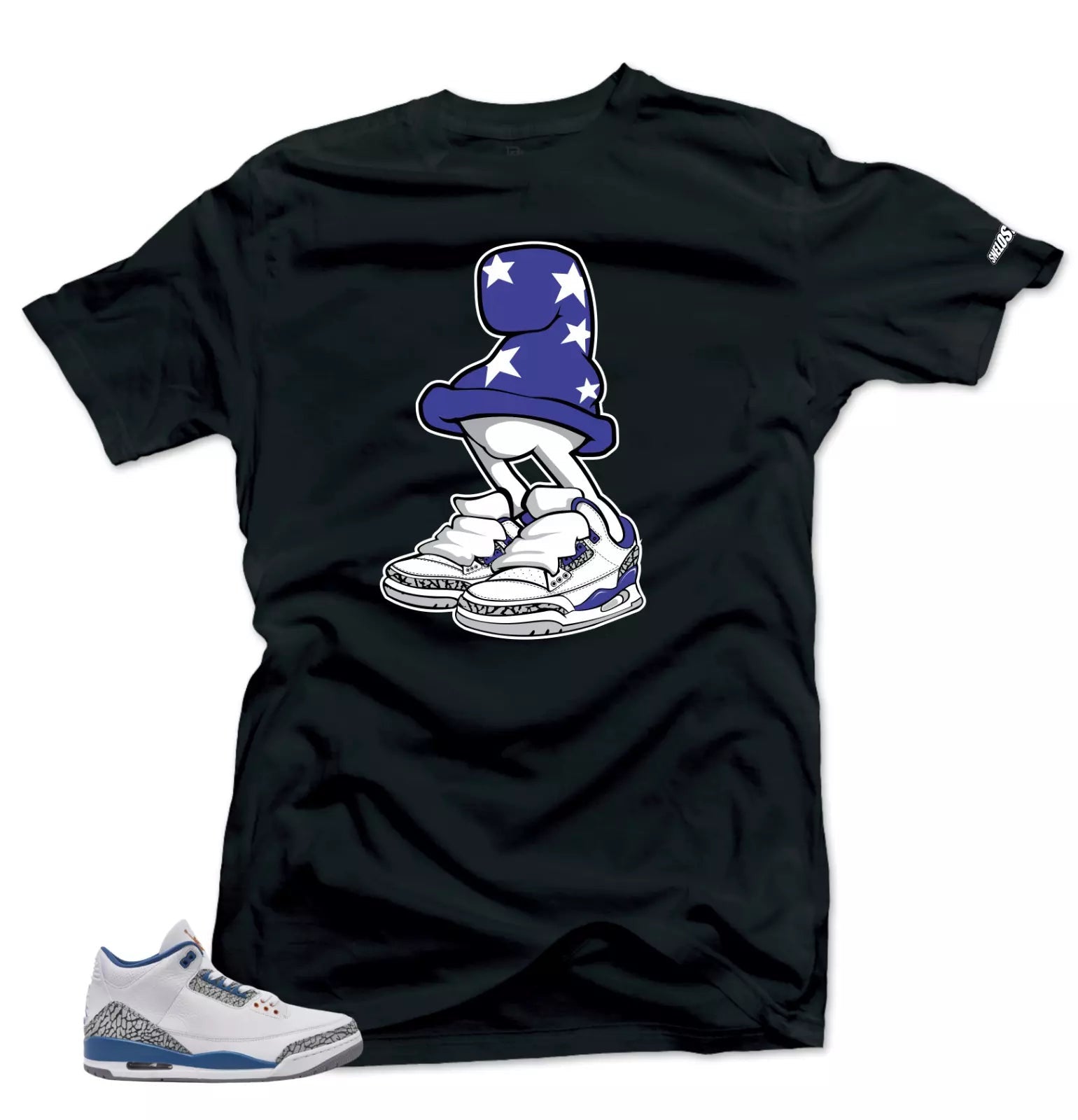 Shirt To Match Jordan 3 Wizards-Wizards 3 Sneaker Tees T-Shirt, Sneaker Match Tee