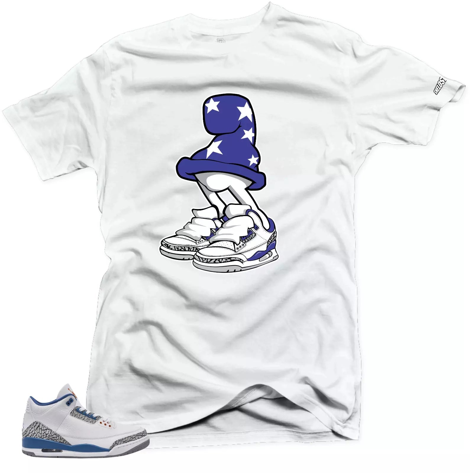 Shirt To Match Jordan 3 Wizards-Wizards 3 Sneaker Tees T-Shirt, Sneaker Match Tee