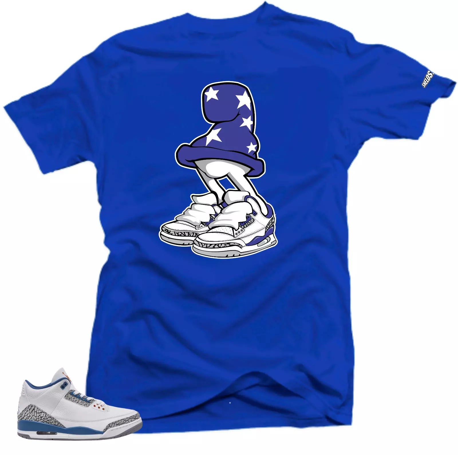 Shirt To Match Jordan 3 Wizards-Wizards 3 Sneaker Tees T-Shirt, Sneaker Match Tee