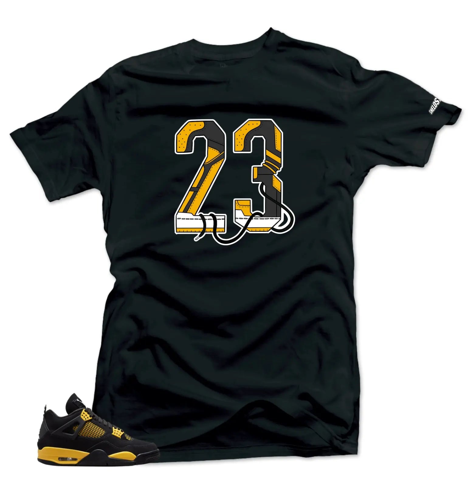 Shirt To Match Jordan 4 Retro Thunder 23 Match Sneaker Shirts T-Shirt, Sneaker Match Tee