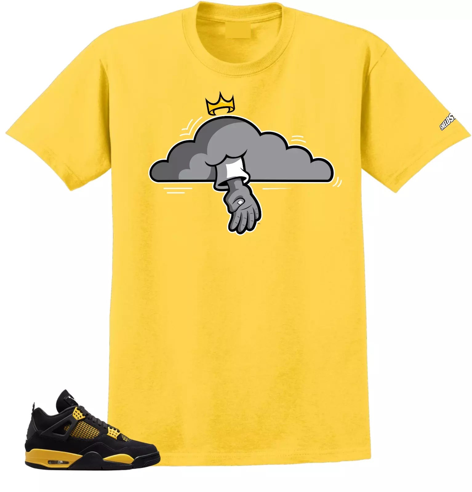 Shirt To Match Jordan 4 Retro Thunder 4 Match Sneaker Shirts T-Shirt, Sneaker Match Tee