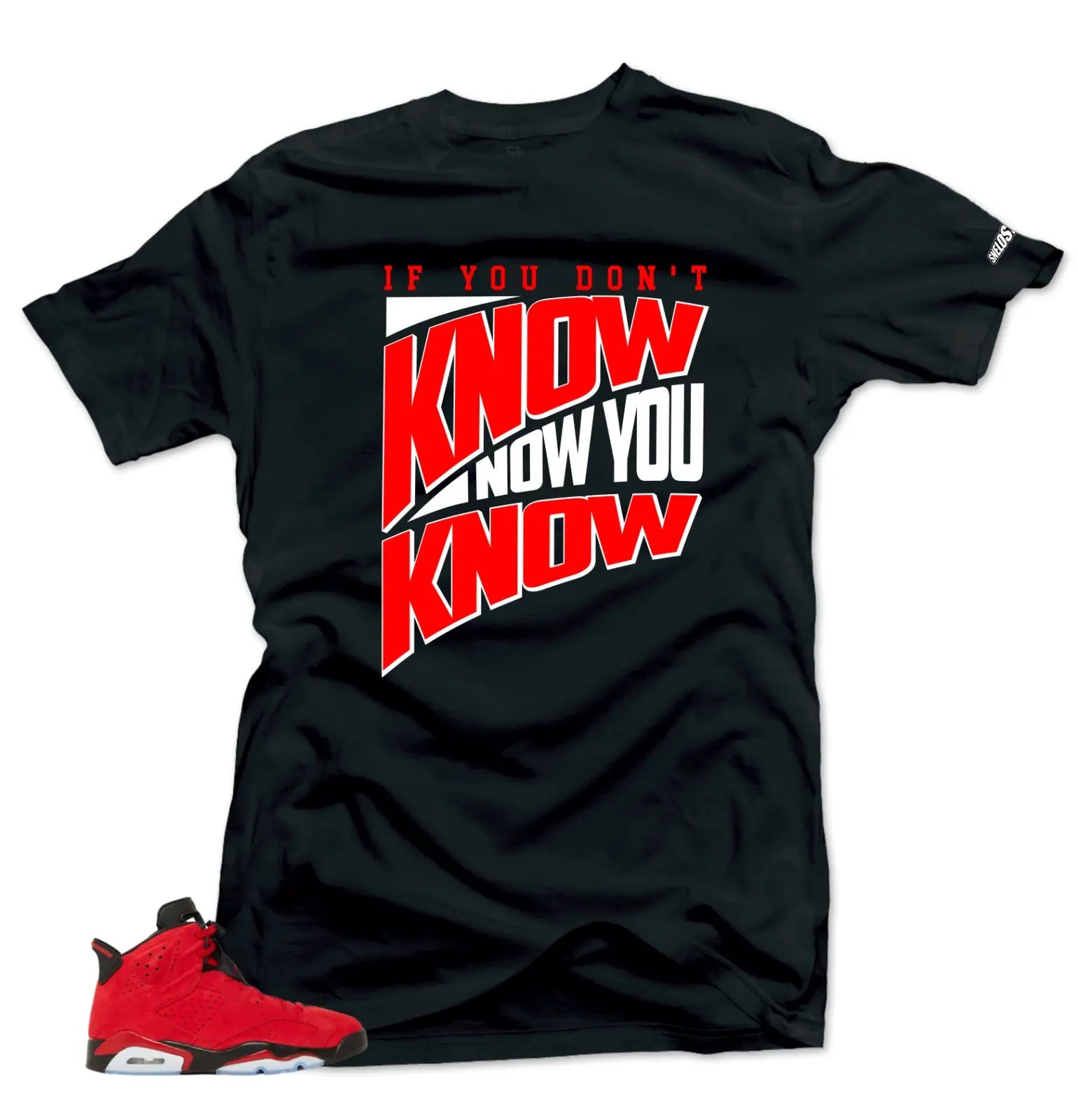 Shirt To Match Jordan 6 Retro Toro Bravo Now You Know Sneaker tee T-Shirt, Sneaker Match Tee