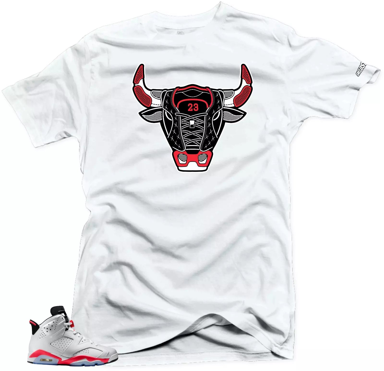 Shirt To match Air Jordan Retro 7 Infrared Bull Sneaker Tees T-Shirt, Sneaker Match Tee