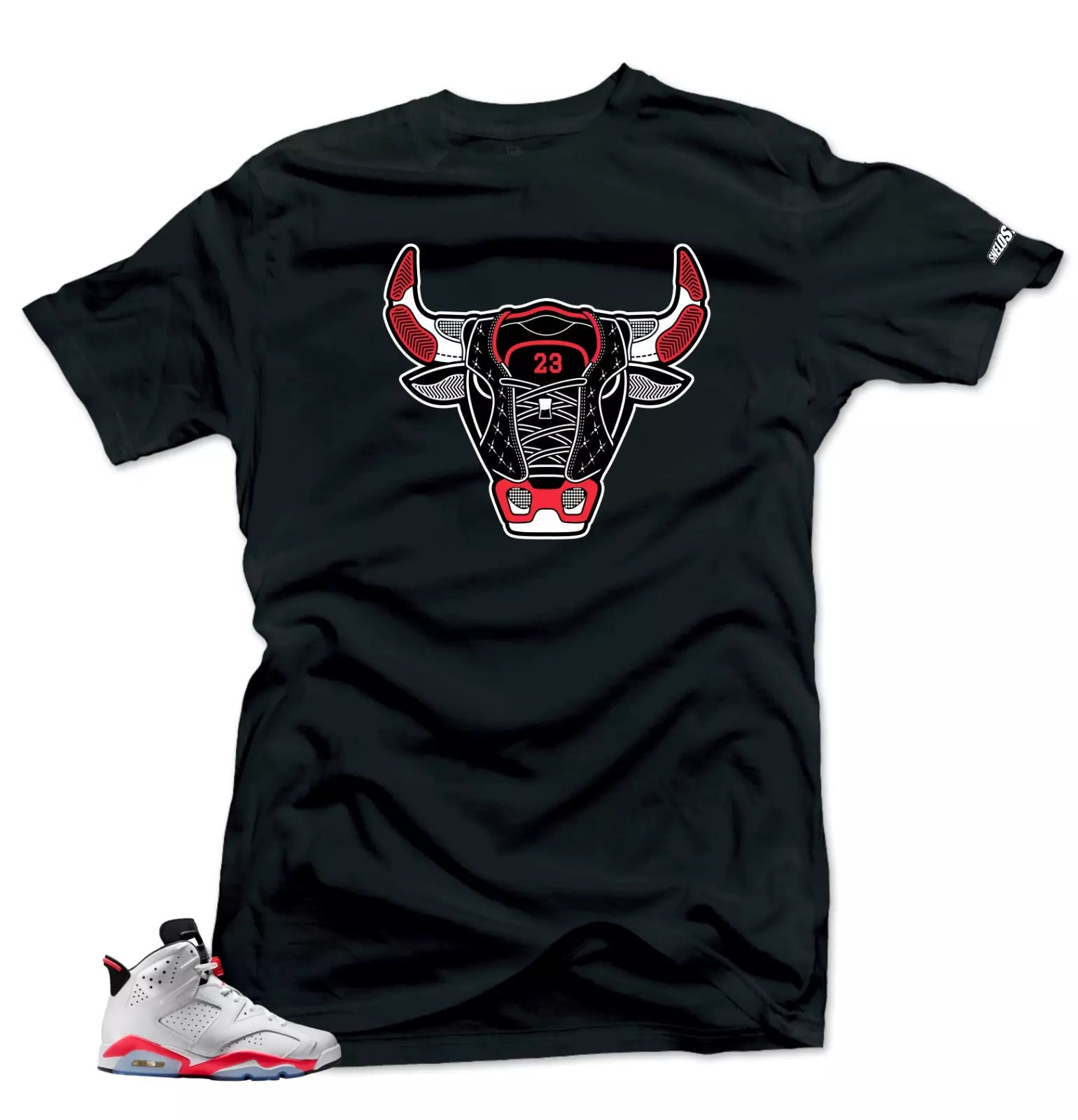 Shirt To match Air Jordan Retro 7 Infrared Bull Sneaker Tees T-Shirt, Sneaker Match Tee