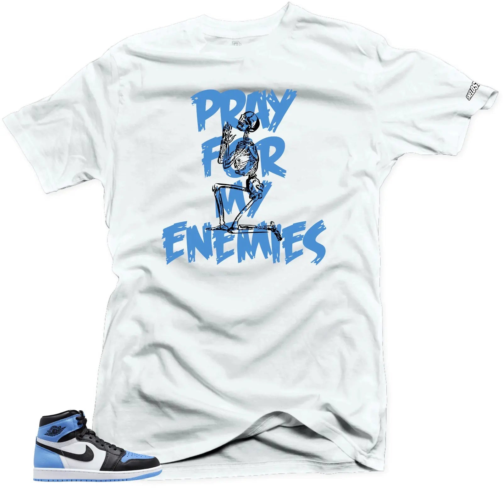 Shirt To Match Jordan 1 UNC Toe Enemies Sneaker tee T-Shirt, Sneaker Match Tee