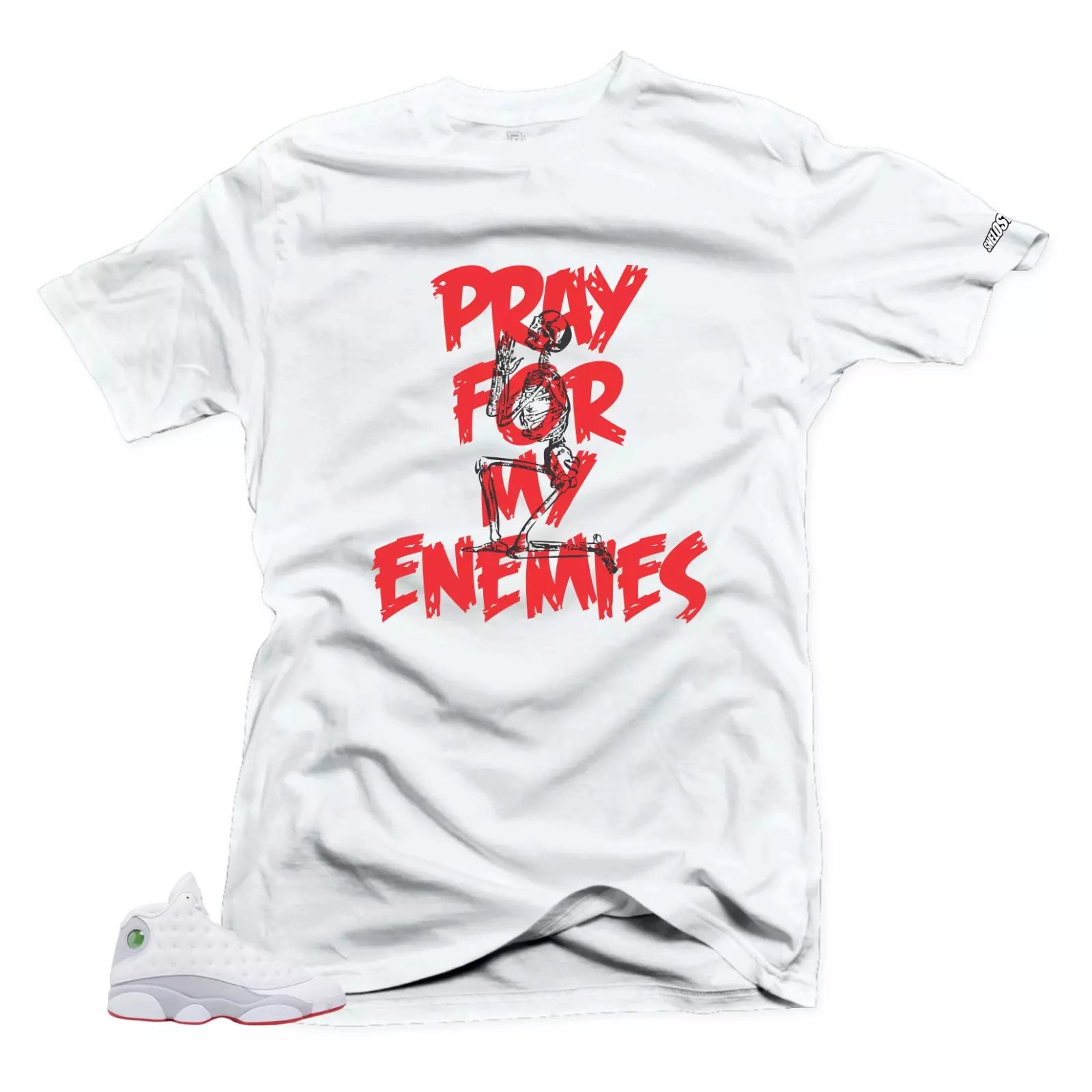 Shirt To Match Air Jordan Retro 13 Wolf Grey Enemies Sneaker Tees T-Shirt, Sneaker Match Tee