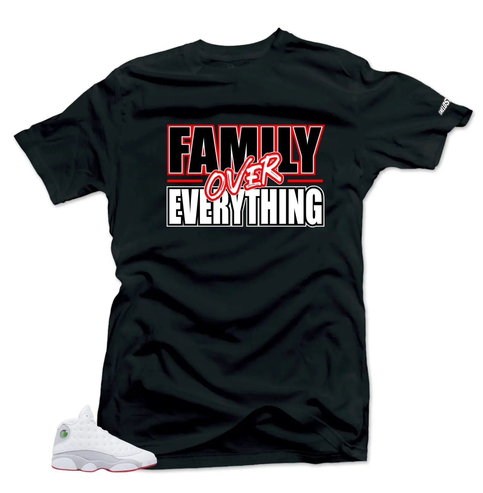 Shirt To Match Air Jordan Retro 13 Wolf Grey The Family Sneaker Tees T-Shirt, Sneaker Match Tee
