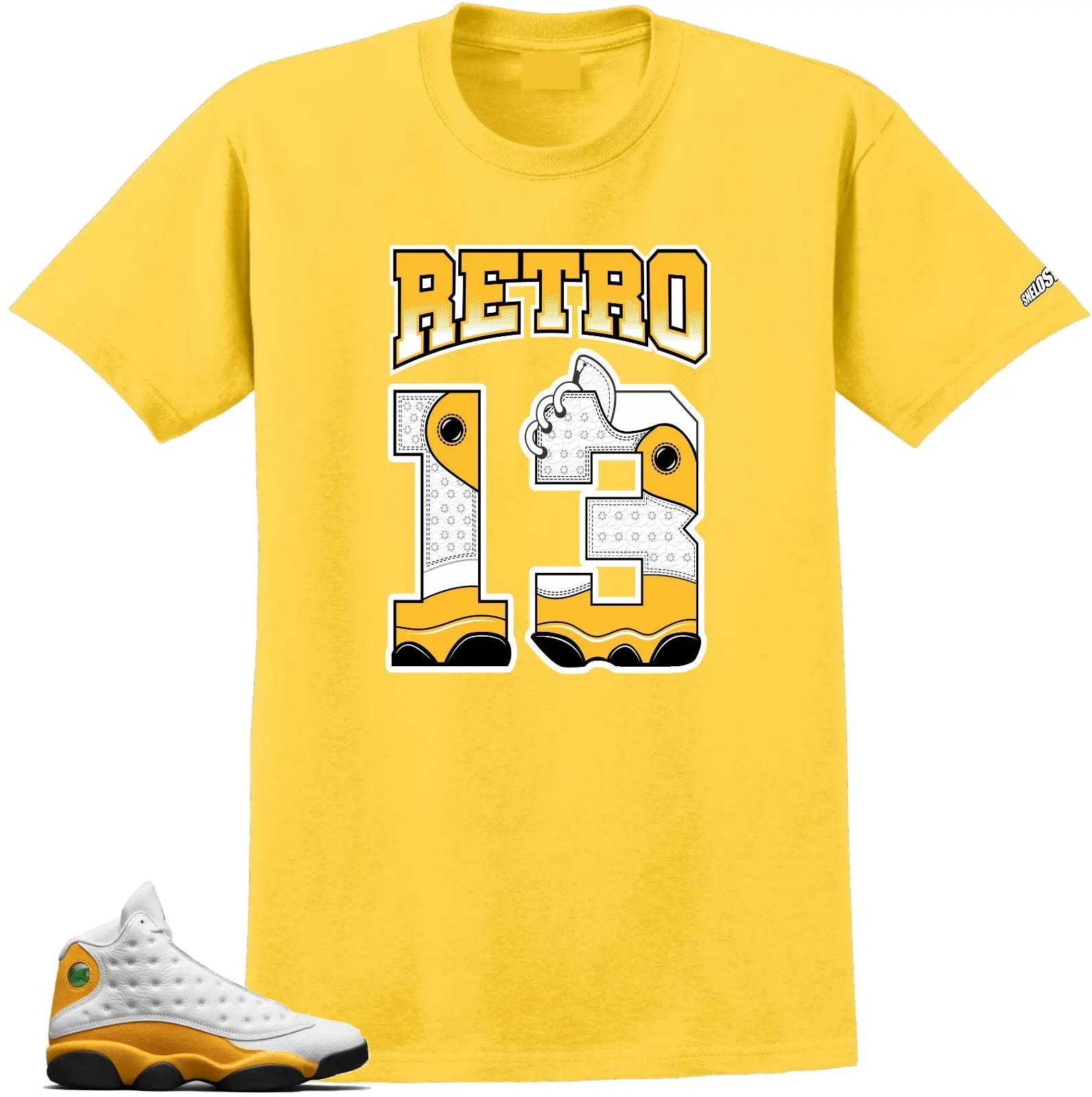 Shirt To Match Jordan 13 Del Sol -Retro 13 Sneaker Tees T-Shirt, Sneaker Match Tee