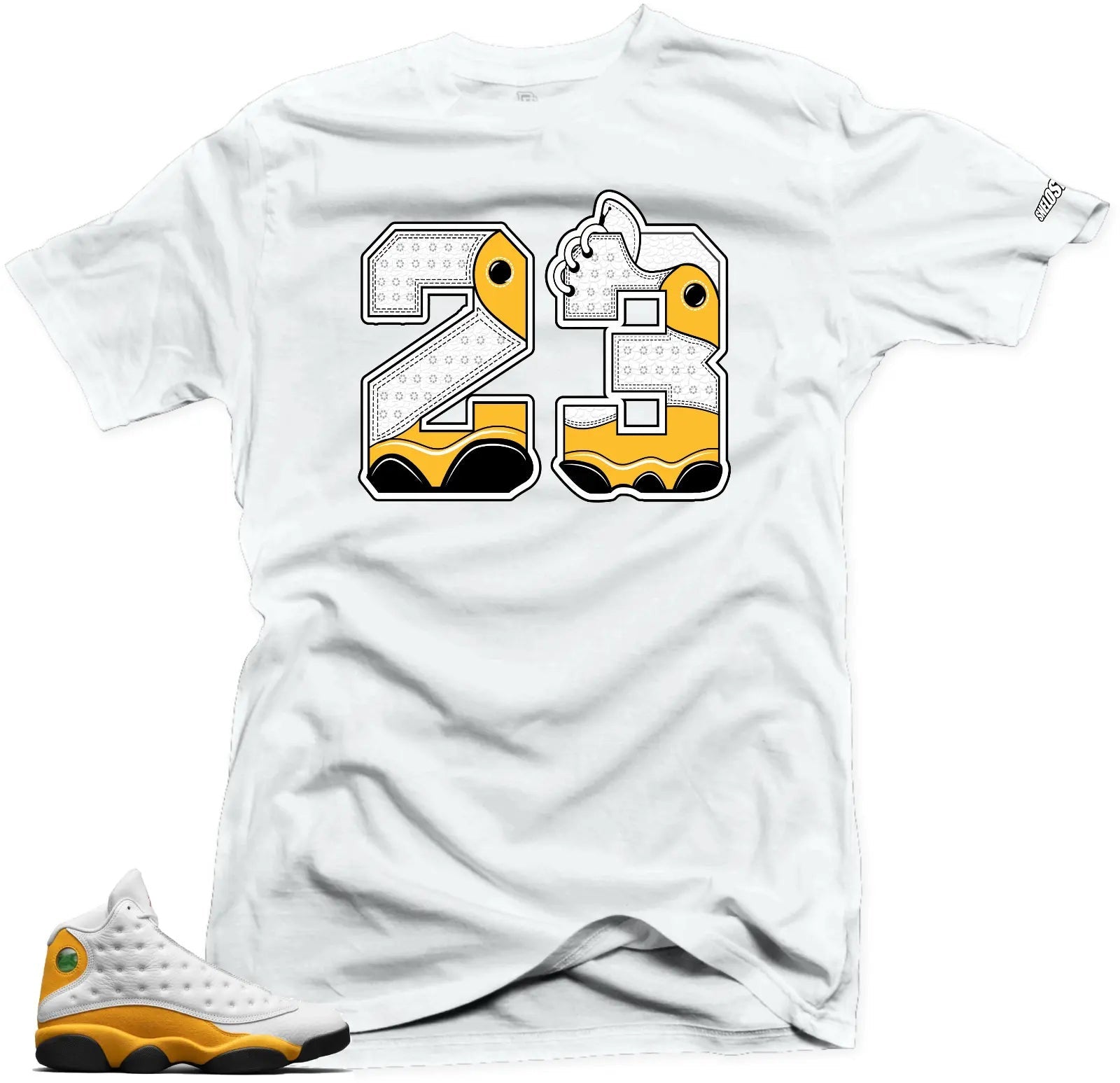 Shirt To Match Jordan 13 Del Sol -THE 23 Sneaker Tees T-Shirt, Sneaker Match Tee