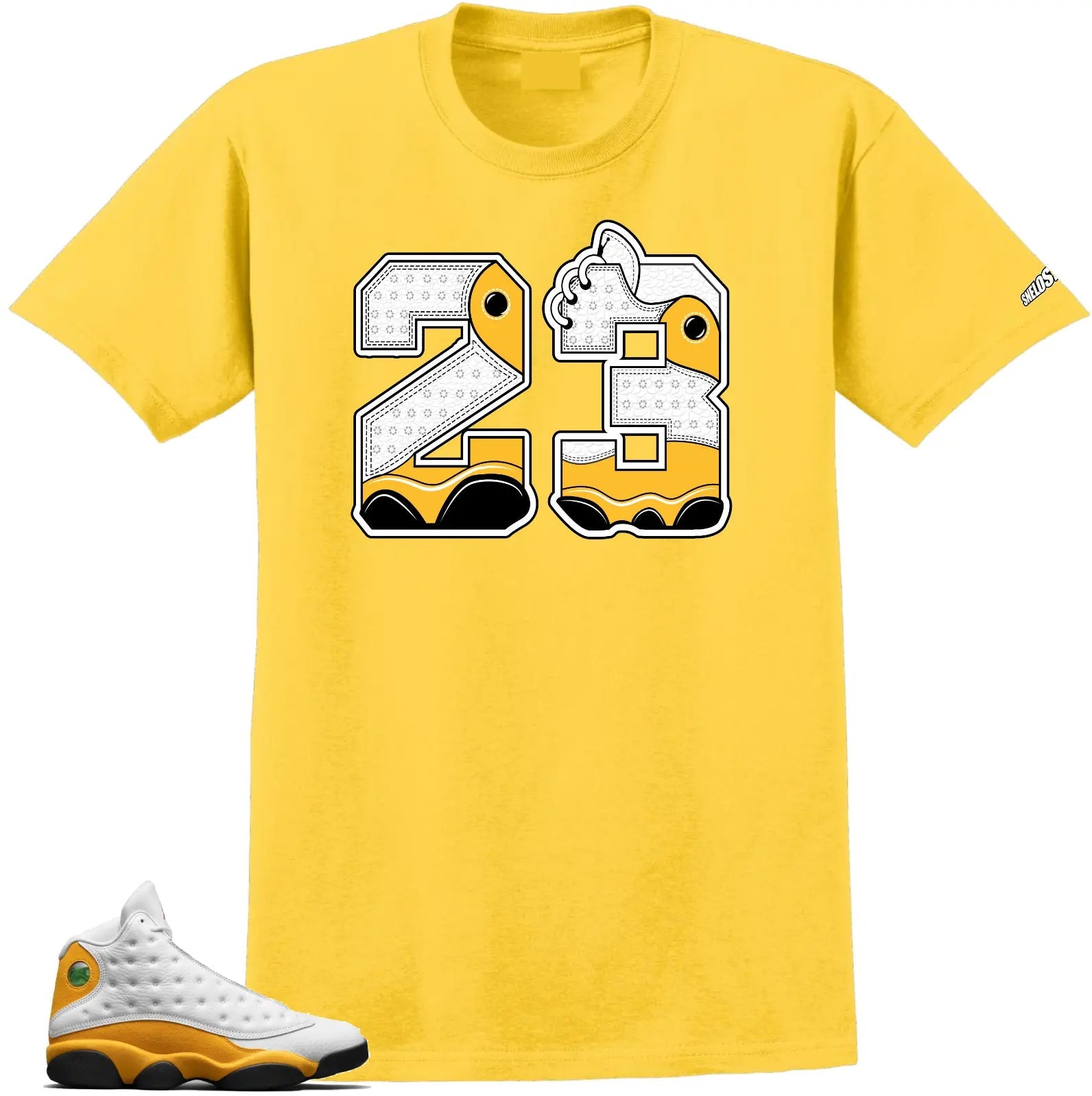 Shirt To Match Jordan 13 Del Sol -THE 23 Sneaker Tees T-Shirt, Sneaker Match Tee