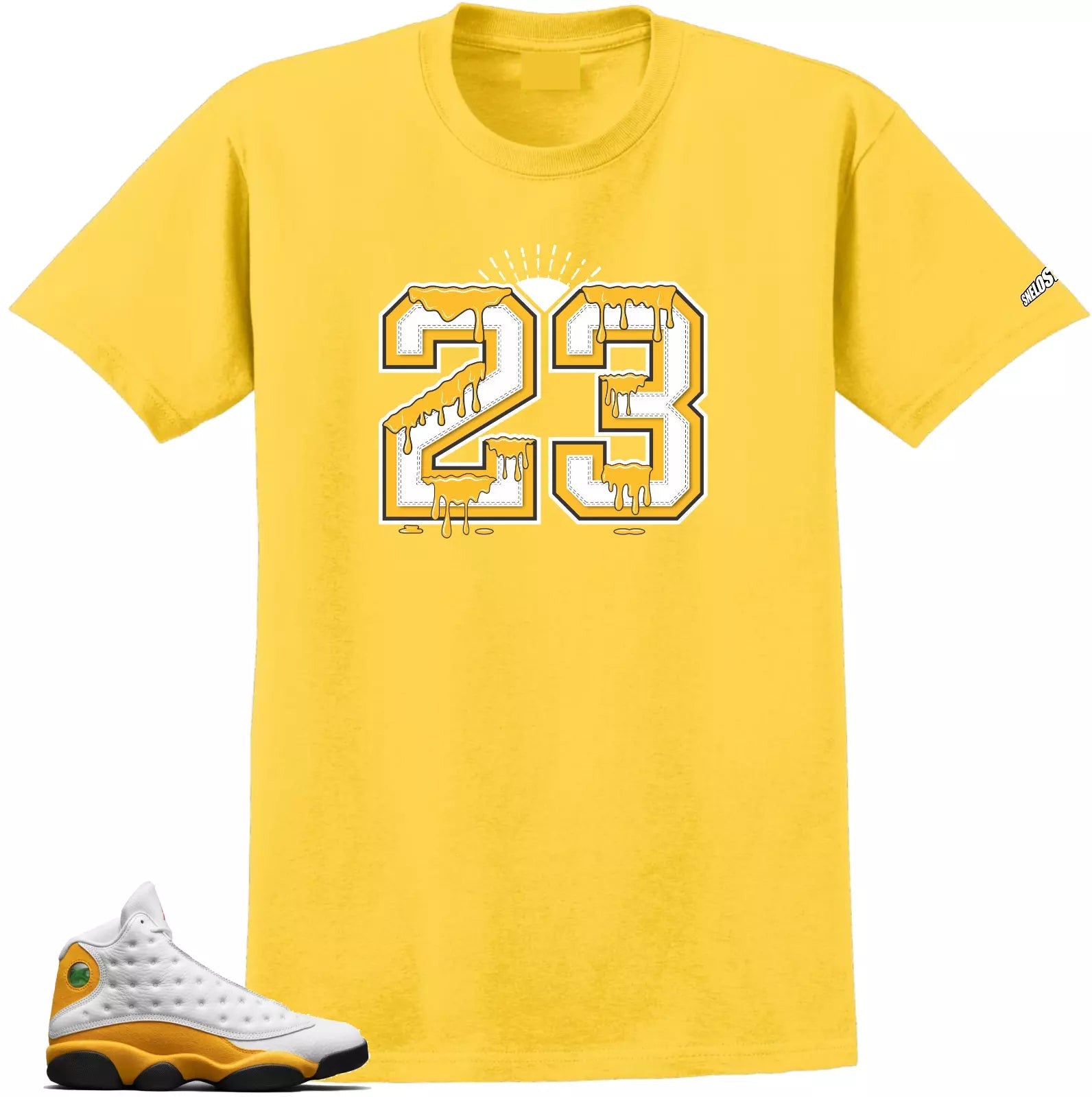 Shirt To Match Jordan 13 Del Sol -Dripping 23 Sneaker Tees T-Shirt, Sneaker Match Tee