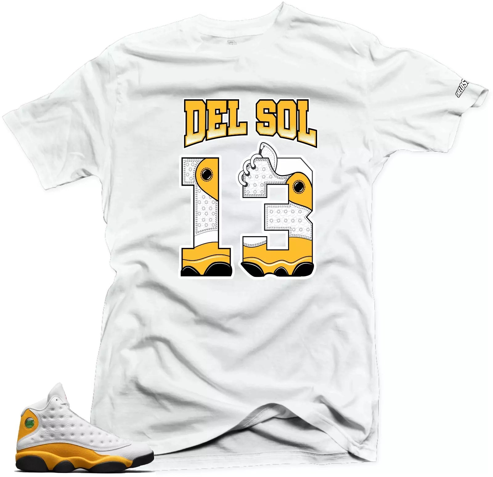 Shirt To Match Jordan 13 Del Sol -Del Sol 13 Sneaker Tees T-Shirt, Sneaker Match Tee