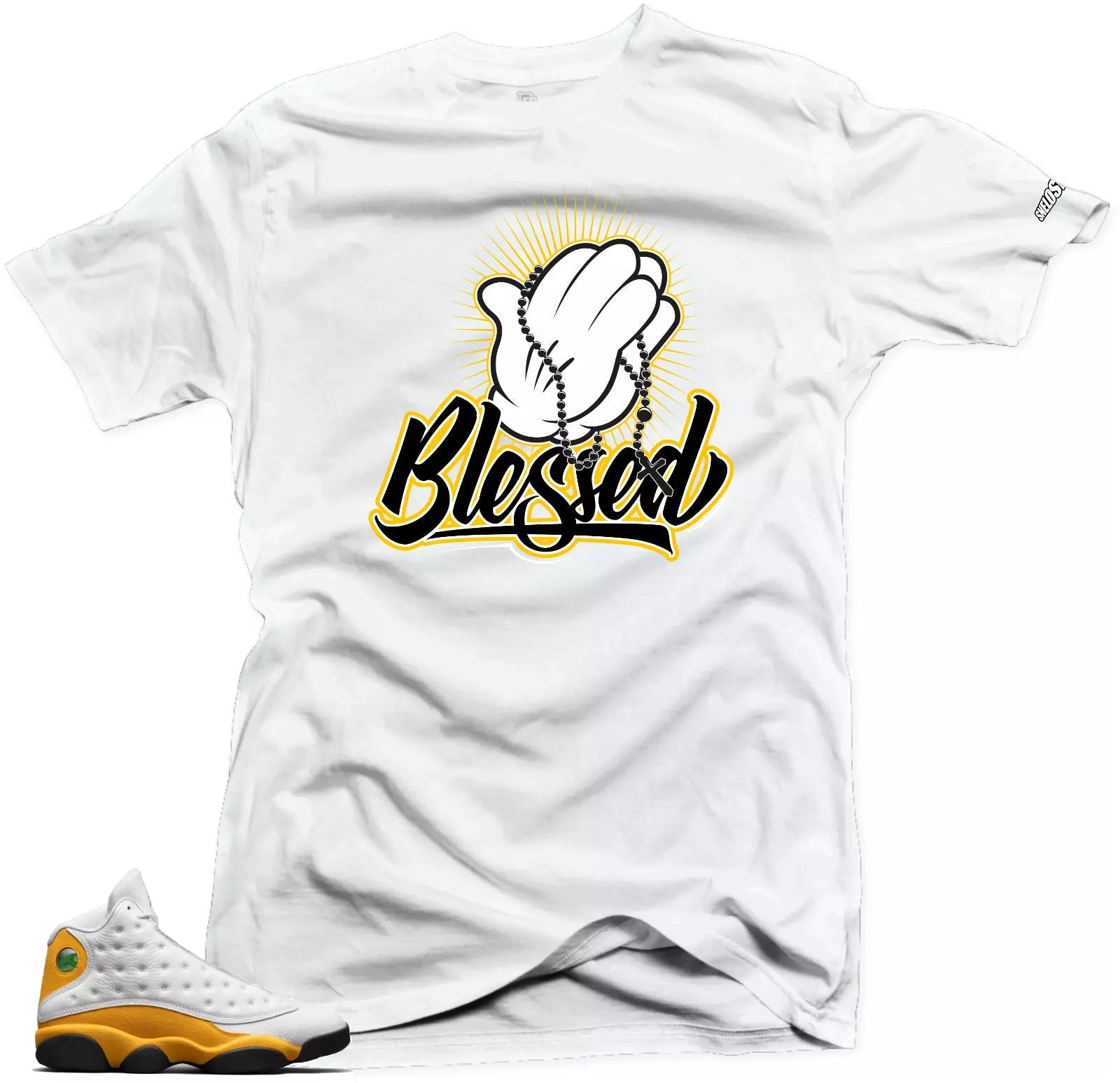 Shirt To Match Jordan 13 Del Sol -Blessed 13 Sneaker Tees T-Shirt, Sneaker Match Tee