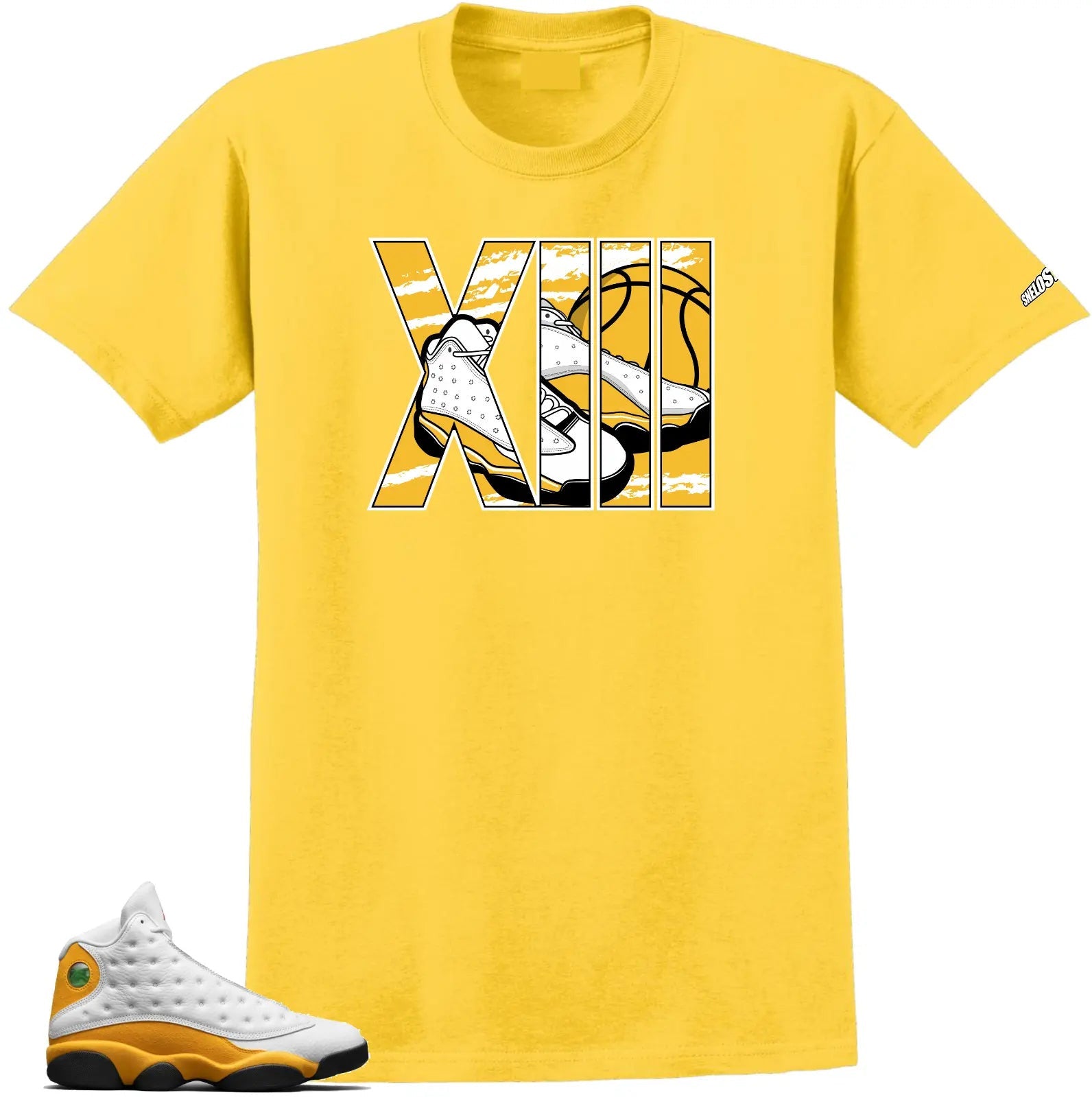 Shirt To Match Jordan 13 Del Sol - XIII Sneaker Tees T-Shirt, Sneaker Match Tee