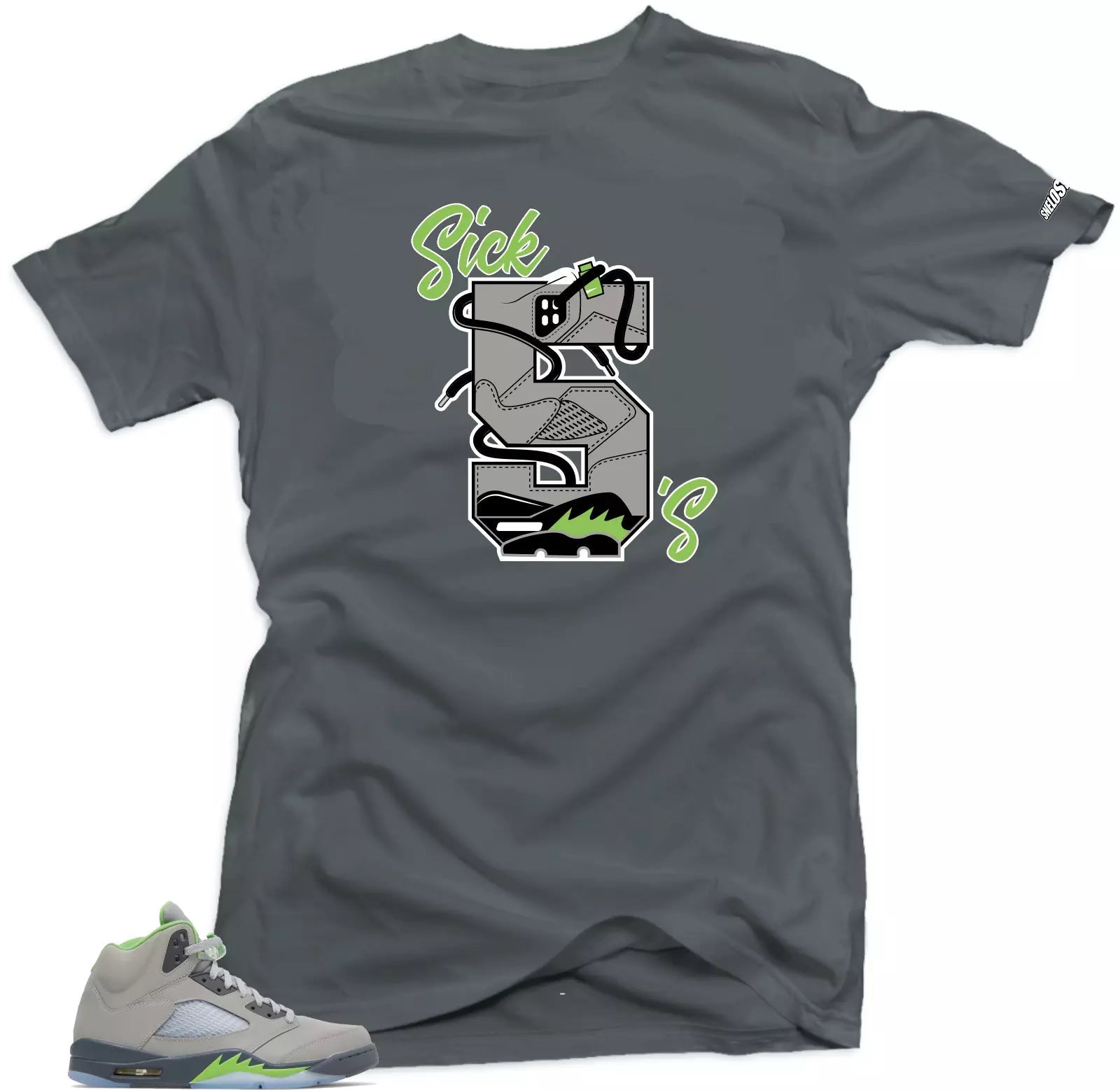 Shirt To Match Jordan 5 Green Bean-Sick 5's Tees T-Shirt, Sneaker Match Tee