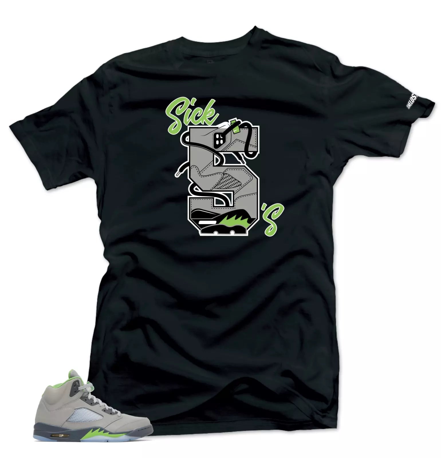 Shirt To Match Jordan 5 Green Bean-Sick 5's Tees T-Shirt, Sneaker Match Tee
