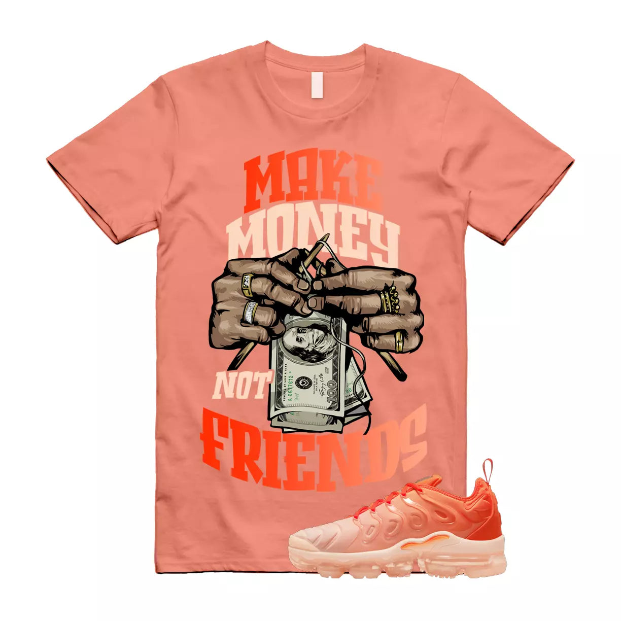 MM T Shirt to match N Air VaporMax Plus Guava Ice Rush Orange Mango 1 WMNS 3 T-Shirt, Sneaker Match Tee