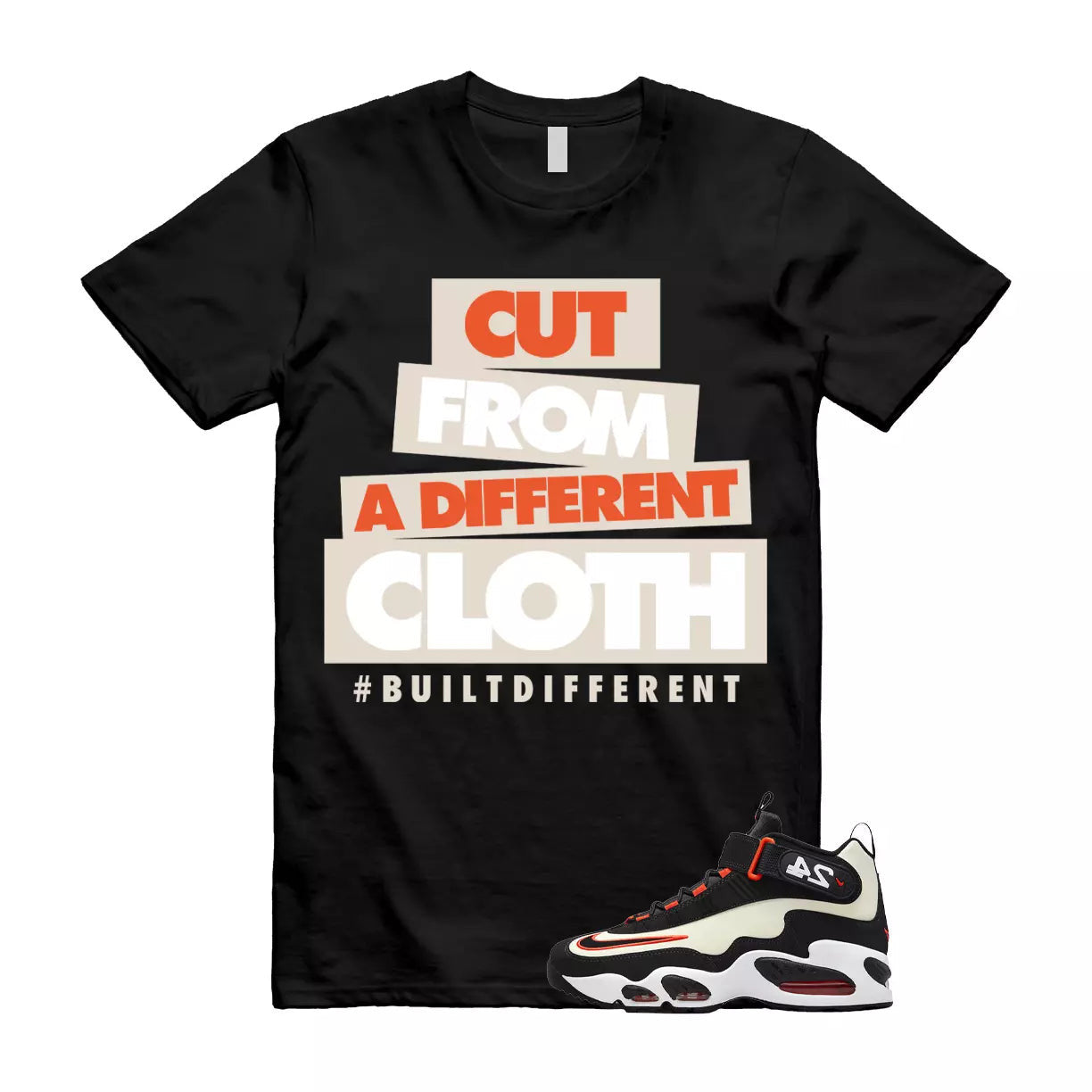 CLOTH Shirt to match Air Griffey Max1 San Francisco Coconut Milk Team OrangeDunk T-Shirt, Sneaker Match Tee