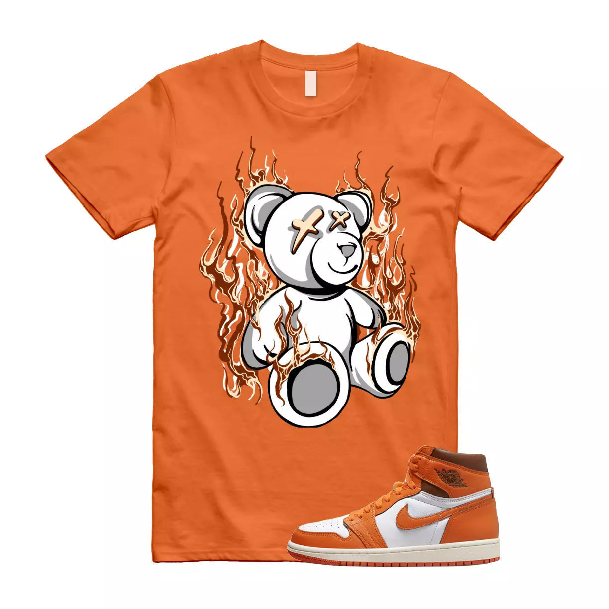 LIT T Shirt to match Jordan 1 High OG Starfish Cacao Orange Sail Star Fish T-Shirt, Sneaker Match Tee