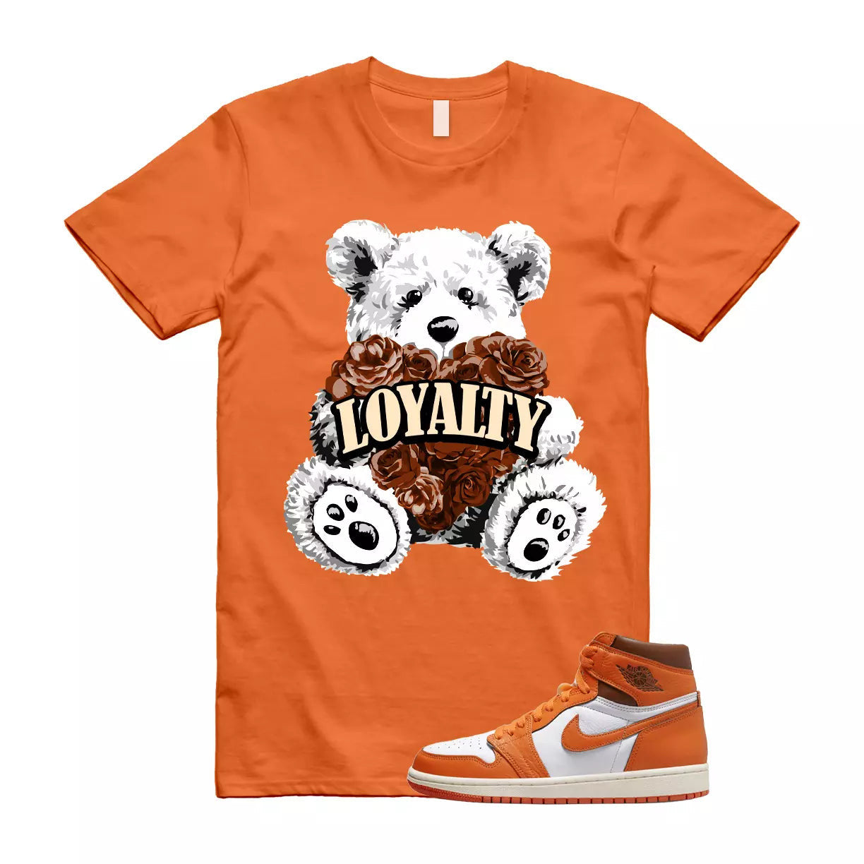 LYLTY T Shirt to match Jordan 1 High OG Starfish Cacao Orange Sail Star Fish T-Shirt, Sneaker Match Tee