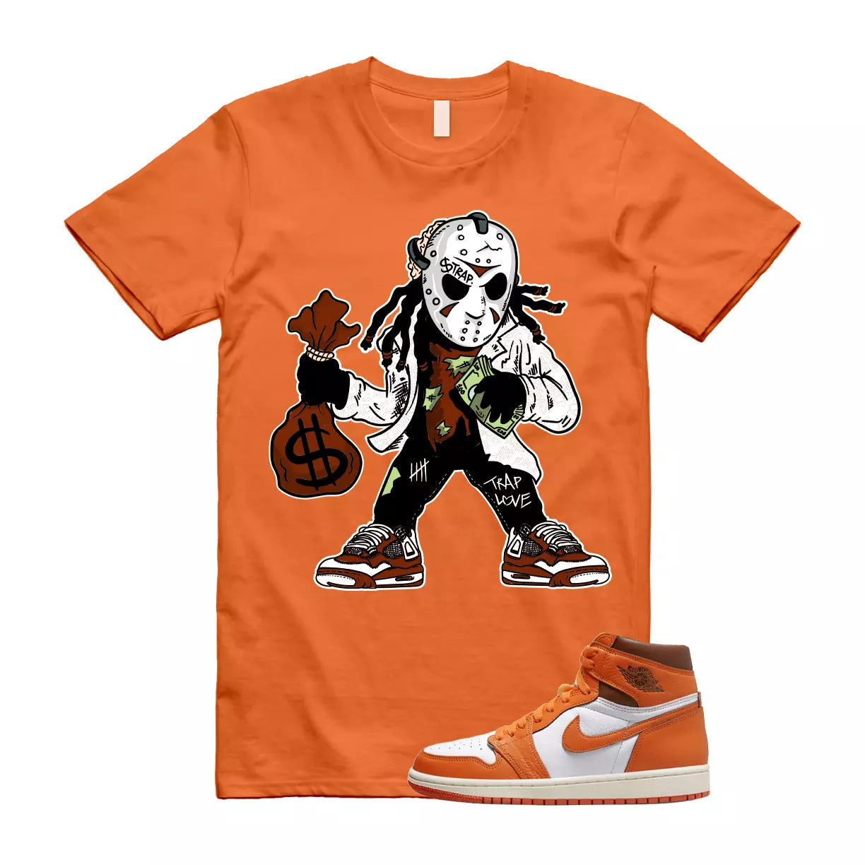 JASON T Shirt to match Jordan 1 High OG Starfish Cacao Orange Sail Star Fish T-Shirt, Sneaker Match Tee