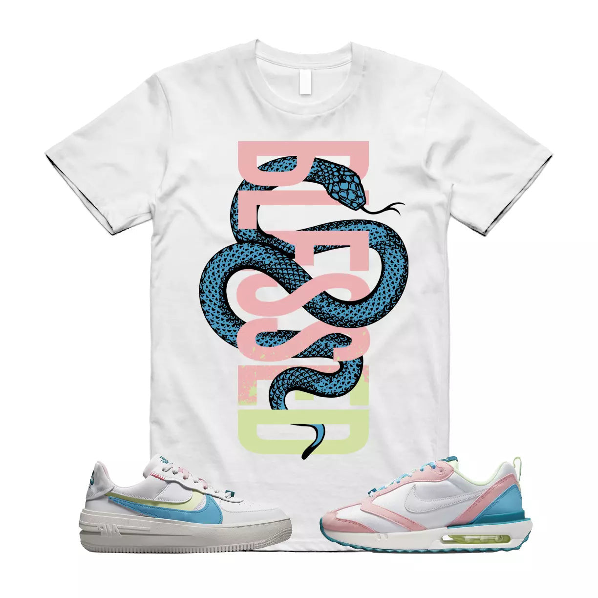 SNAKE T Shirt to match Air Max Dawn Pastel Soft Baltic Psychic T-Shirt, Sneaker Match Tee