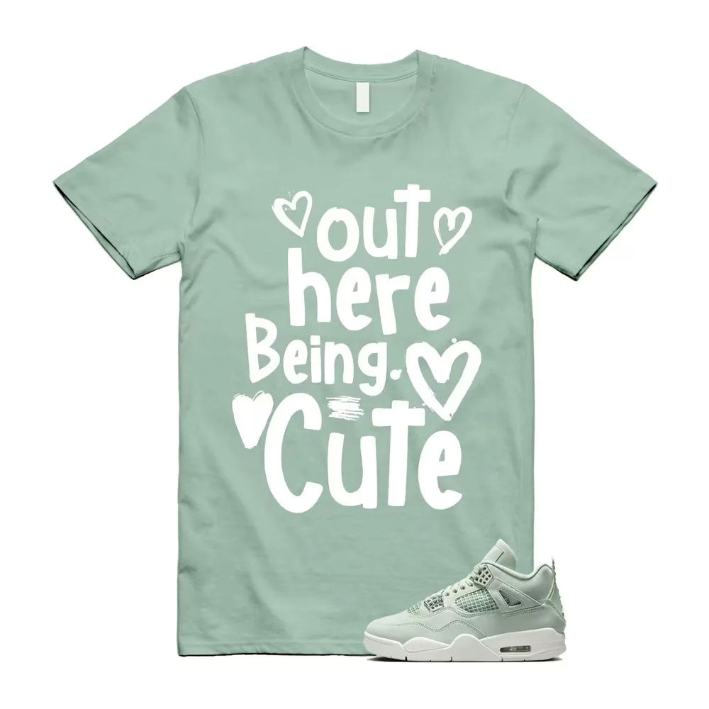 Air Jordan 4 Seafoam Shirt to Match Out Here Being Cute HV0823-003 Match Sneaker Tee