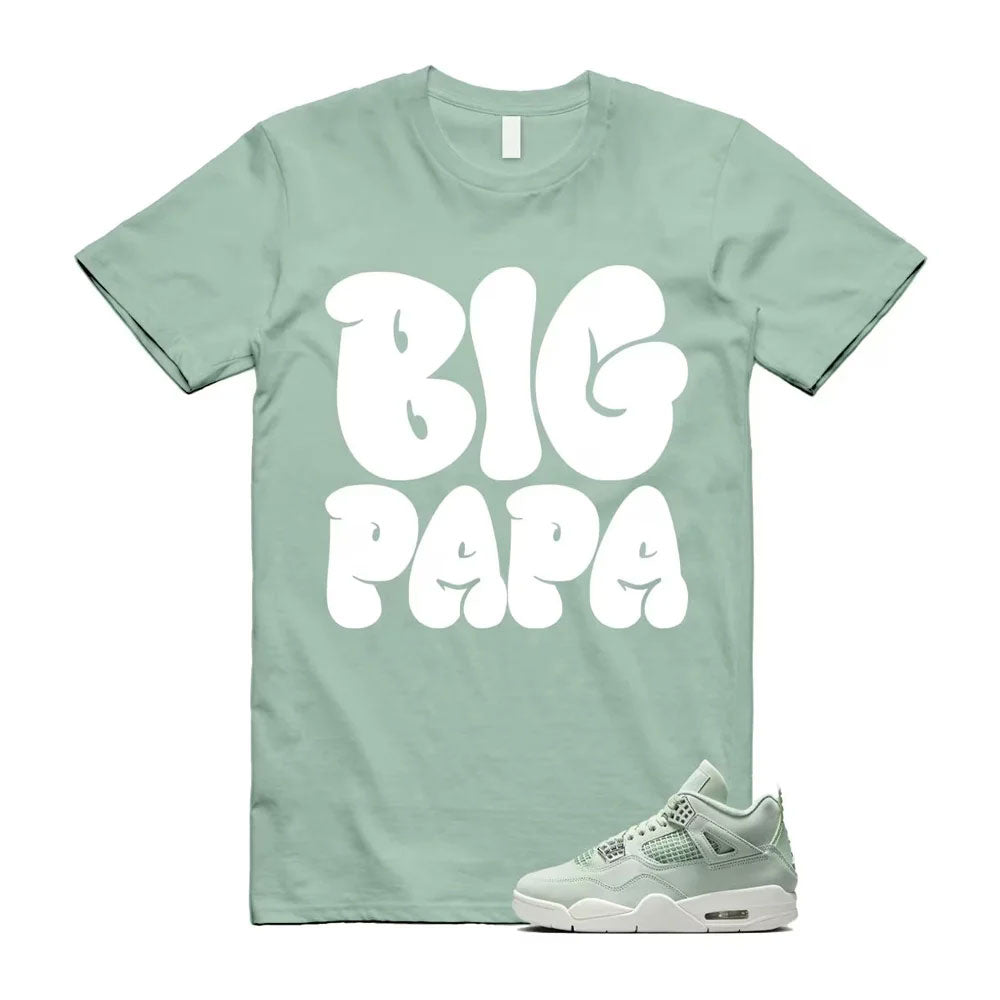 Air Jordan 4 Seafoam Shirt to Match Big Papa HV0823-003 Match Sneaker Tee