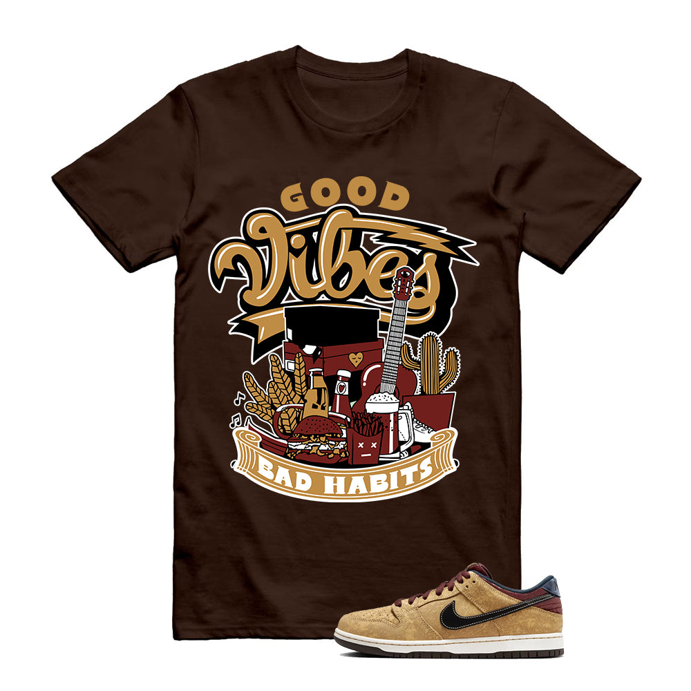 Vibes Sneaker Shirt to Match SB Dunk Low City of Cinema FZ1278-200 T-Shirt, Sneaker Match Tee