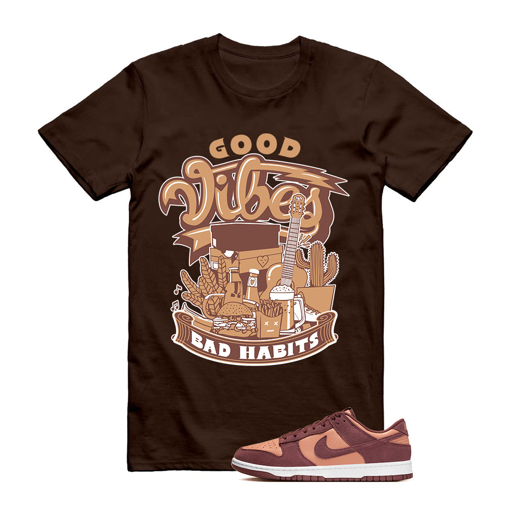 Dunk Low SE Amber Brown Shirt To Match Vibes Sneaker T-Shirt, Match Sneaker Tee