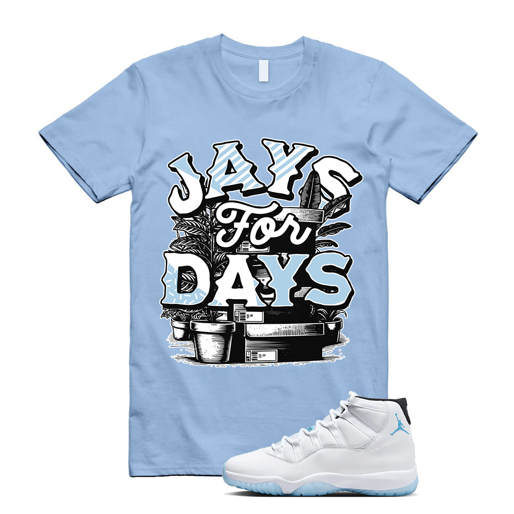 Air Jordan 11 Retro Legend Blue Shirt To Match Stacked Legend Blue T-Shirt CT8012-104, Match Sneaker Tee
