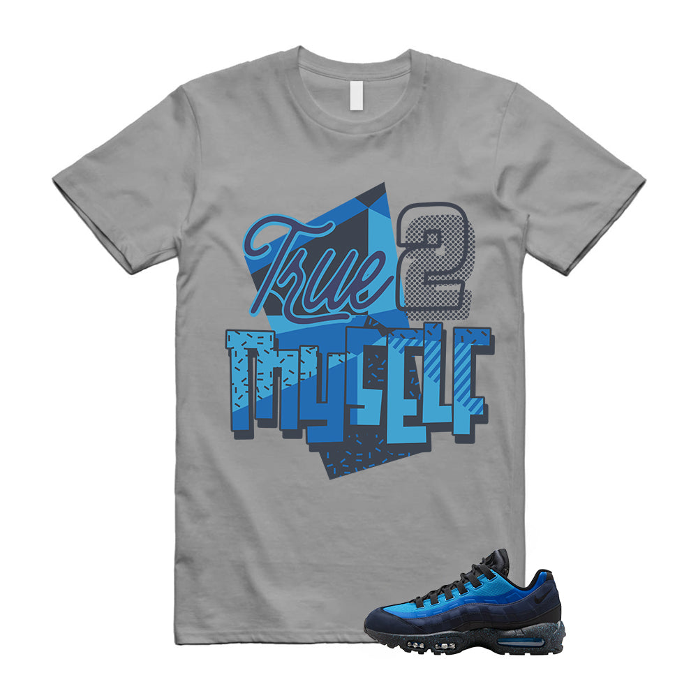 Air Max 95 Stash Harbor Blue Shirt To Match Stay True White HF5515-400 T-Shirt, Match Sneaker Tee