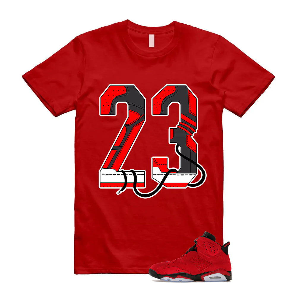 Air Jordan 6 Toro Bravo Shirt To Match 23 T-Shirt, CT8529-600 Match Sneaker Tee